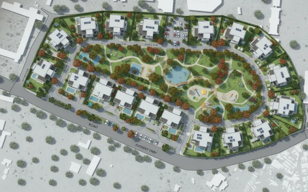 Layout planning and 2D 3D elevation design service by Sooru Planning and Constructions