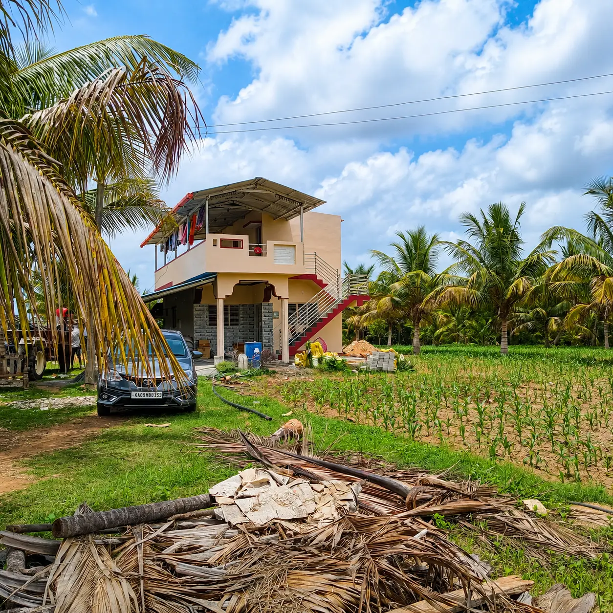 Luxury Farmhouse Project – Mysore - Farmhouse construction project in Mysore